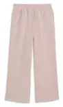Puma ESS Cat Comfort Wide Leg pants naisten collegehousut vaalea roosa - Naisten urheiluhousut - 692919-89 - 2