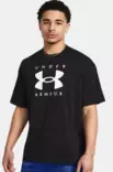 Under Armour HW Branded SS miesten treenipaita musta - Miesten treenivaatteet - 1977780809 - 1