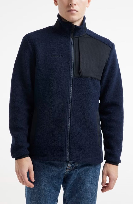 Craft ADV Explore Pile Fleece Jacket miesten fleecetakki navy blue - Miesten urheilutakit ja puvut - 1912220-396999 - 1