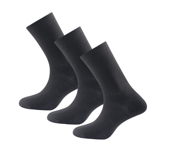 Devold Daily Merino Medium Sock 3pr musta - Urheilusukat - 70285671939 - 1