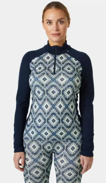 Helly Hansen Lifa Merino Midweight 1/2 Z - Naisten väli- ja alusasut - 49410-599 - 1