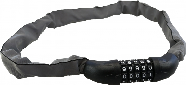 LockSmith ketjulukko 6x850mm numero - Pyörän lukot - 6418641055169 - 1