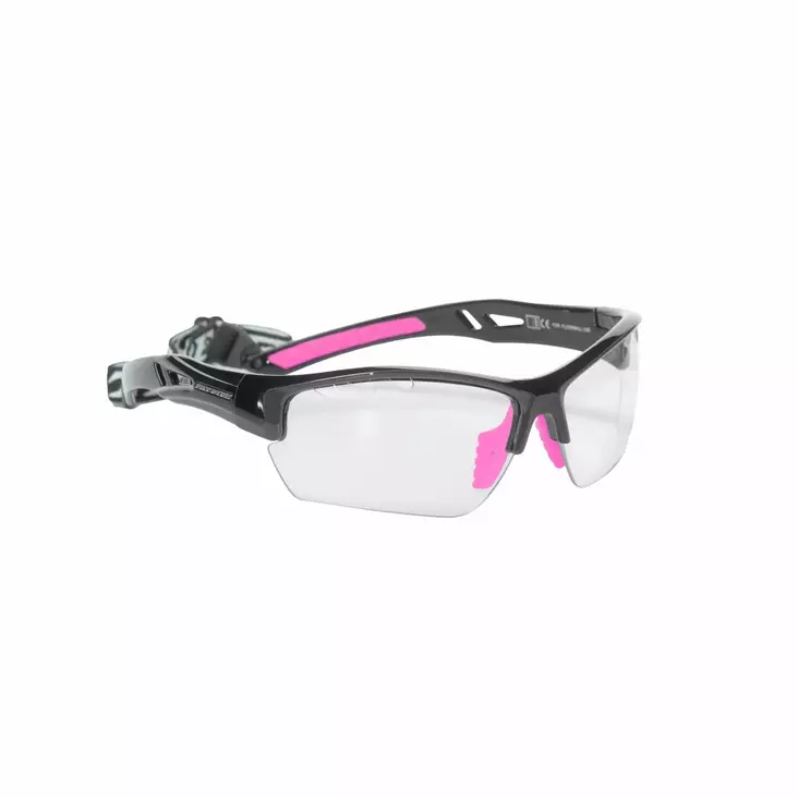 Fatpipe Eyewear set JR suojalasit musta/pinkki - Salibandytarvikkeet - 6418712029389 - 1