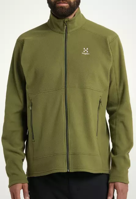 Haglöfs Buteo Mid Jacket miesten fleecetakki oliivinvihreä - Miesten urheilutakit ja puvut - 73188415189 - 1