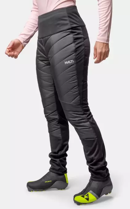 Halti Hanki 2.0 Warm Hybrid naisten hiihtohousut musta - Naisten hiihtovaatteet - 086-0856-P99 - 1