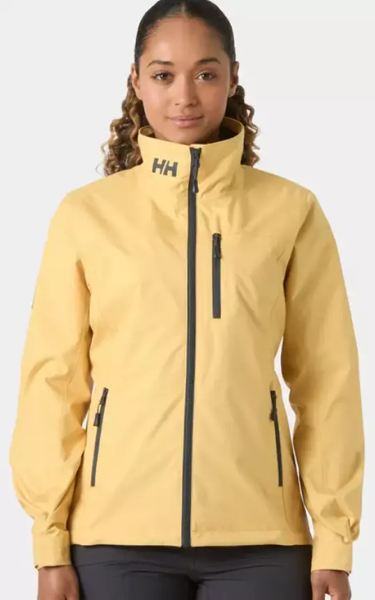 Helly Hansen Crew Jacket 2.0 naisten ulkoilutakki keltainen - Naisten takit ja puvut - 34450-389 - 1