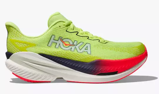 Hoka Mach X 3 juoksukengät neonkeltainen - Miesten juoksukengät - 1986055039 - 1