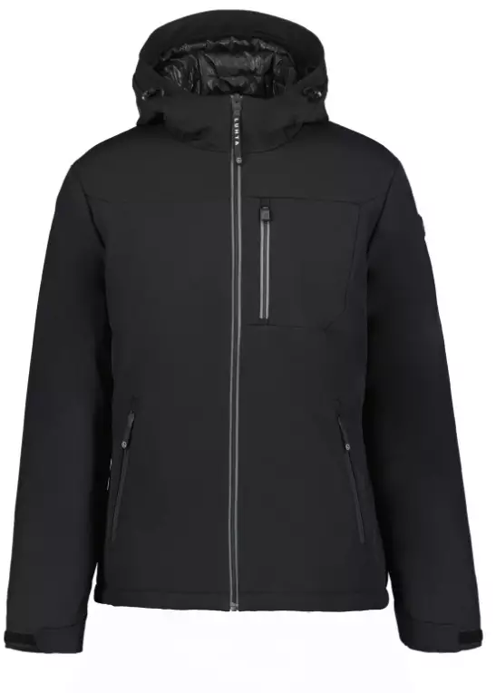 Luhta Hukkala miesten Softshelltakki vanullinen musta - Miesten urheilutakit ja puvut - 64385687029 - 1