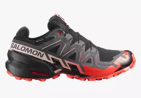 Salomon Speedcross 6 GTX juoksukengät musta/punainen - Miesten juoksukengät - 1987203319 - 1