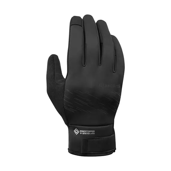 Shimano WINDSTOPPER® INSULATED pyöräilyhanskat musta - Urheiluhanskat - 455017074979 - 1