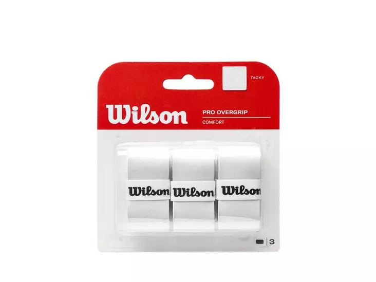 Wilson mailagrippi Pro Overgrip 3kpl valkoinen - Tennis ja Padel - 887768146689 - 1