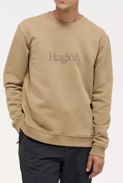 Haglöfs Crewneck miesten college ruskea - Miesten paidat ja yläosat - 41-41-607657-5SA - 1