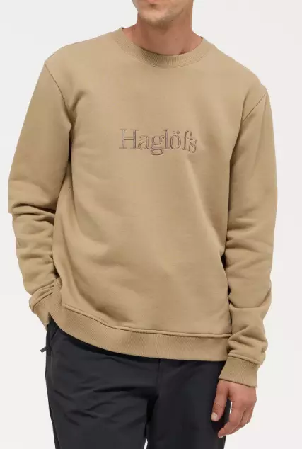 Haglöfs Crewneck miesten college ruskea - Miesten urheilupaidat ja hupparit - 607657-5SA - 1