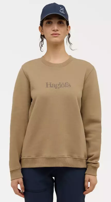 Haglöfs Crewneck naisten college ruskea - Naisten urheilupaidat ja hupparit - 607666-5SA - 1
