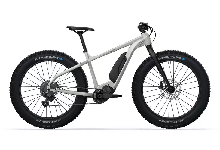 Helkama F10v sähköFatbike lumenvalkoinen - Sähkömaastopyörät - HF105LVC - 1