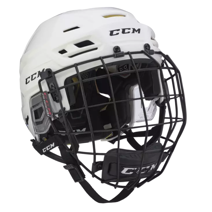CCM Tacks 310 Combo jääkiekkokypärä valk - Jääkiekkokypärät - HT310WHITE - 1